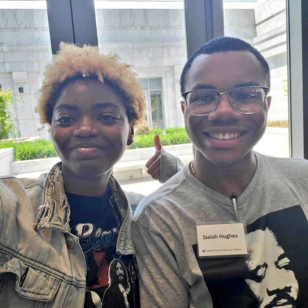 smithclass128's tweet photo. This Summer Mays Raiders Explore College and Careers through Paid 
Internships all over the Great City of Atlanta. Thank you School Counselors and Federal Reserve Bank for Partnering and Pouring into our Scholars.  #invaluableexperiences #APSNext https://t.co/9RPJrliF7l