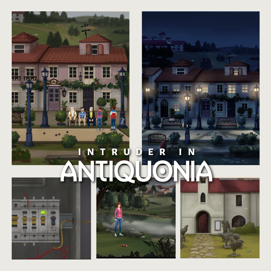 Have a great Sunday!

If you are looking for a diferent destination to lose yourself this Sunday, Antiquonia, a town in the mountains with a large convent ⛪, is worth considering. 
Feel like taking a walk 🚶‍♀️ around the lake 💦 and through the stone streets 🏡?

#indiegames