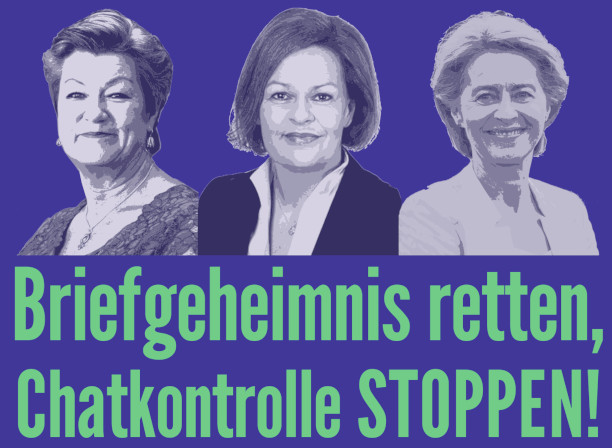 Wir protestieren weiter gegen die #Chatkontrolle: Kommt morgen um 12h zur Innenministerinnenkonferenz #IMK vor das Pullmann Hotel Schweizer Hof in der Budapester Straße!

Keine anlasslose Komplettüberwachung unserer Kommunikation!

chat-kontrolle.eu/index.php/2023…