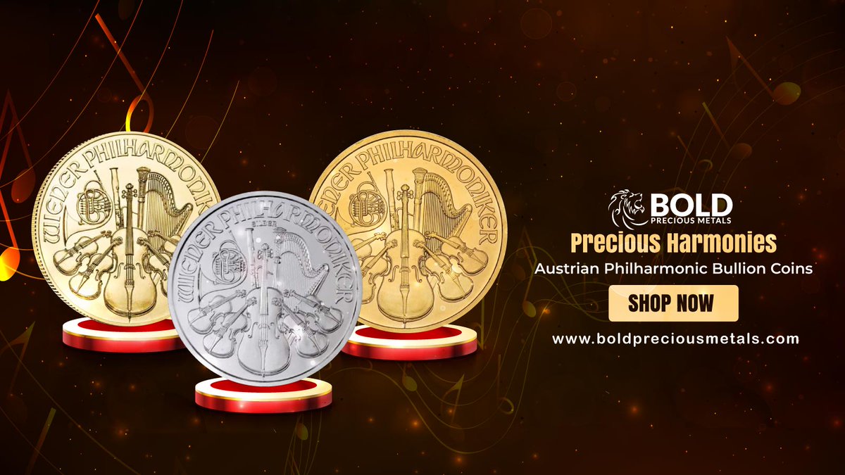 Introducing Austrian Philharmonics Coins, exquisitely crafted masterpieces available at Bold Precious Metals.  Shop Now!!

boldpreciousmetals.com 
boldpreciousmetals.com/product/austri…

#austrianmint #AustrianPhilharmonics #philharmonics #boldpreciousmetals