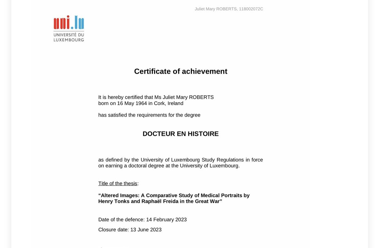 Dr Juliet M Roberts tweet media