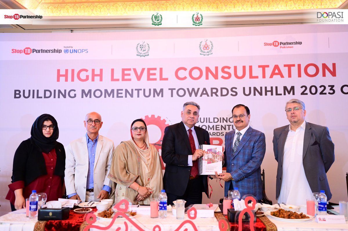 Dopasi Foundation (@dopasifoundaton) on Twitter photo Exciting News from Pakistan!
The Deadly Divide 2.0 has been launched in Pakistan. We are urging ambitious targets and stronger commitments for Community, Rights, and Gender in the political declaration at UNHLM 2023.
#EndTB #HLM
<a href="/PakistanPR_UN/">Asim Iftikhar Ahmad, PR of Pakistan to the UN</a> <a href="/ForeignOfficePk/">Ministry of Foreign Affairs - Pakistan</a> <a href="/PakistanUN_NY/">Permanent Mission of Pakistan to the UN</a> Exciting News from Pakistan!
The Deadly Divide 2.0 has been launched in Pakistan. We are urging ambitious targets and stronger commitments for Community, Rights, and Gender in the political declaration at UNHLM 2023.
#EndTB #HLM
<a href="/PakistanPR_UN/">Asim Iftikhar Ahmad, PR of Pakistan to the UN</a> <a href="/ForeignOfficePk/">Ministry of Foreign Affairs - Pakistan</a> <a href="/PakistanUN_NY/">Permanent Mission of Pakistan to the UN</a>
