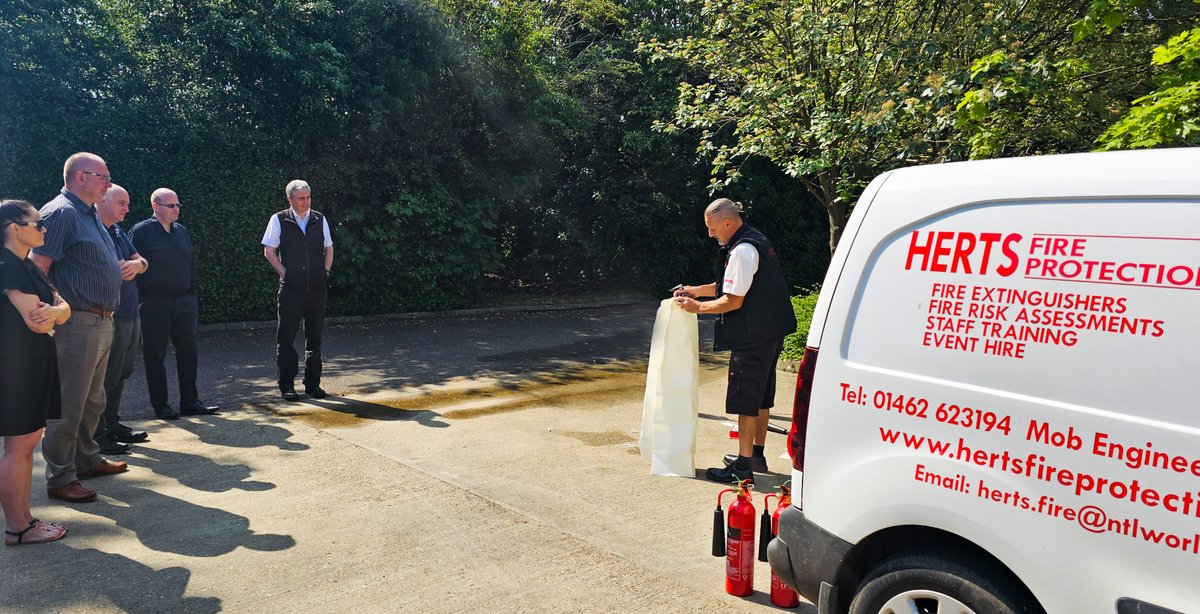 Thanks to Herts Fire Protection for our team fire safety training this morning!
 #firesafetytraining #hertfordshire #cambridgeshire