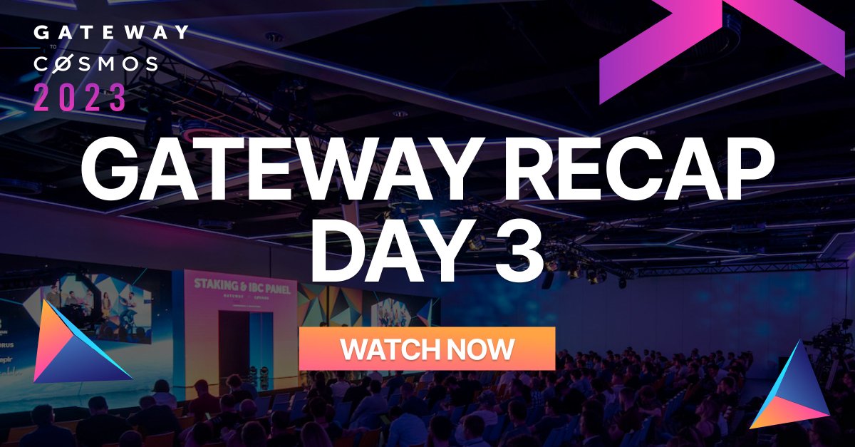 Gateway to Cosmos 2023 tweet media