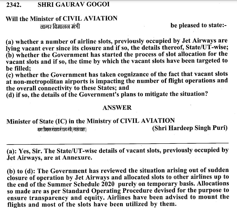 kcvenugopalmp's tweet photo. This entire flight price fiasco is unraveling the criminal extent to which the @MoCA_GOI neglected passenger welfare and the aviation sector. The more we dive deeper, the greater the mess we see. You have opened a Pandora’s box, @JM_Scindia ji.

1. As per the Ministry’s own affidavit in the Jet Airways insolvency case, airport slots are neither assets nor rights of the airline, but mere permissions granted on a ‘use it or lose it’ basis. In 2020, then MoS Civil Aviation @HardeepSPuri ji, in response to a Parliamentary Question, stated that Jet Airways slots were being reallocated on a temporary basis. In this case as well, if GoFirst is not using its slots, these must be allocated to other airlines on a temporary basis. Why is the govt treating the GoFirst crisis differently?

2. It is laughable that you claim that the AERA, run by a sitting IAS officer, whose every officer is appointed by the govt, and whose budget is determined by the govt, is an independent body. Is it independent in the same way that the ED, CBI and IT Dept are independent?

3. You conveniently skipped the part where it was the Modi govt itself which hiked the excise on ATF from 8% to 14%, before scaling it back to 11%. When ATF constitutes nearly half the cost of operating an aircraft, these seemingly small changes make a huge impact.

4. You cannot hide behind advisories which have no legal bearing and quote random figures that fly in the face of exorbitant prices faced by consumers on a daily basis. Unless you take concrete action, and not create paper tigers, this crisis will not be solved.

As far as the growth of the aviation sector under the UPA is concerned:

1. Number of Indians travelling by flights grew from 30.3 million on 2003-04 to 91.8 million in 2010-11. A 300% increase, facilitated by historically high levels of economic growth and the creation of the Indian middle class.

2. It was during the UPA era that low cost travel boomed, with the rise of Indigo, Spice Jet and Go Air (then a flourishing venture), along with the expansion of existing airlines, which ensured the Indian middle class took flights for the first time.

However, the Modi govt’s hollow PR is for all to see:

1. As per the Ministry’s own admission to the Parliamentary Standing Committee in Feb 2022, only 22 out of 94 UDAN routes are in operation.

2. The Shivamogga airport’s inauguration alone cost 21 crore, because PM Modi was cutting the ribbon himself.

3. The death of Jet Airways, the ongoing struggles of SpiceJet for many years, and now this GoFirst saga are all testament to the complete mismanagement of the aviation sector by the Modi regime.