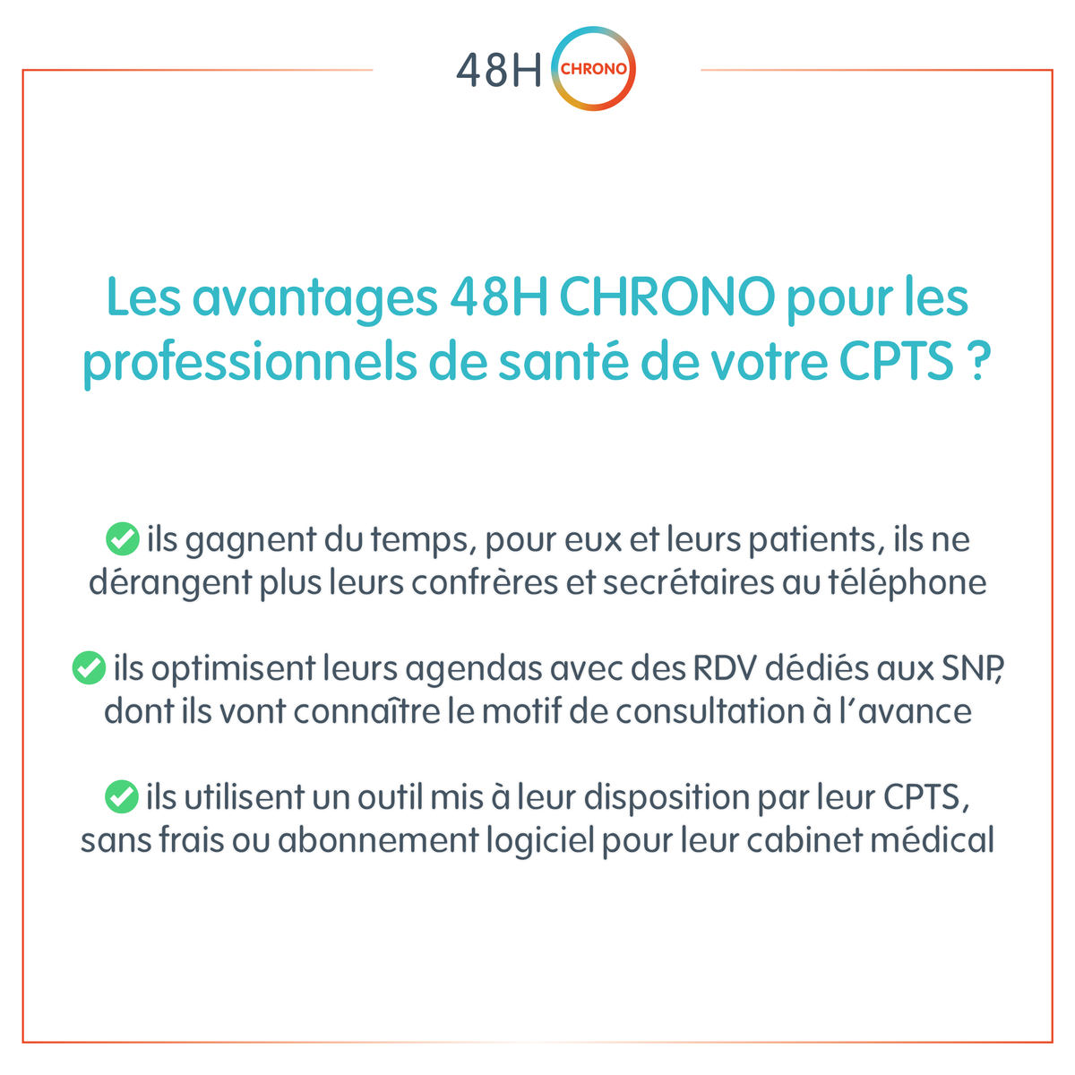 MEDINPLUS's tweet photo. Inscrit dans les orientations de #MaSanté2022, #48HCHRONO contribue à l'amélioration de l'accès aux soins pour tous.

Découvrez comment #48HCHRONO répond aux besoins des professionnels de santé de votre #CPTS et de votre territoire ⬇️ https://t.co/ALZjlJfs0Y https://t.co/YDkyMGGclG