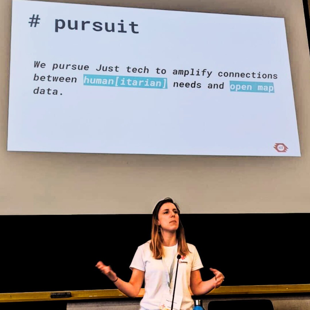 hotosm's tweet photo. Attending @foss4g 2023 Conference? 🎤

📥 Drop by our session on "Open Source Geospatial Tools for Humanitarian Response"!

📸: @PKangalova https://t.co/OlGdwNy3fo