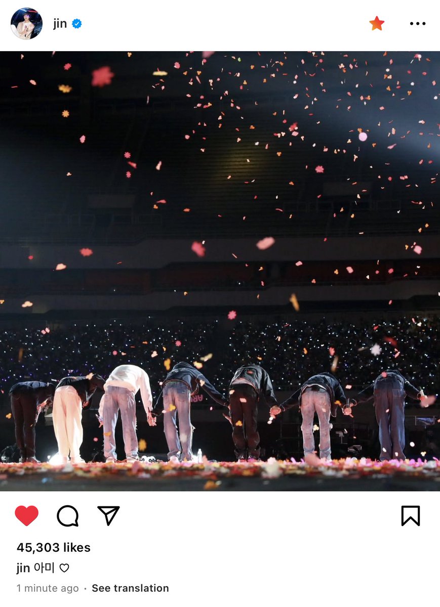 jinnieslamp's tweet photo. 230613 Jin on Instagram

🐹 “ARMY ♡”
https://t.co/OjvkiPK3XG

#BTS10thAnniversary #방탄소년단진 #진 #JIN @BTS_twt https://t.co/IMPLoyROo8