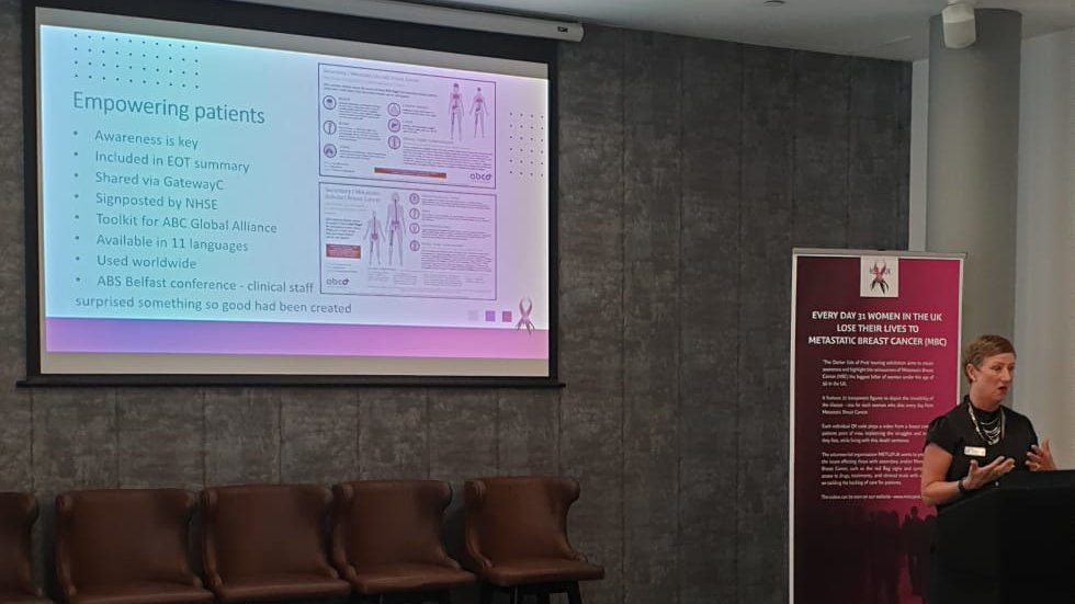 METUPUK (@metupukorg) on Twitter photo Next up: Our founder <a href="/abcdiagnosis/">Jo Taylor BEM</a>, GP Dr. Sarah Taylor from <a href="/GM_Cancer/">Greater Manchester Cancer Alliance</a> and <a href="/ProfNDerakshan/">Prof Nazanin Derakshan</a> from BRiC discuss patient and GP awareness of #MBC red flag symptoms.
#MBCManc Next up: Our founder <a href="/abcdiagnosis/">Jo Taylor BEM</a>, GP Dr. Sarah Taylor from <a href="/GM_Cancer/">Greater Manchester Cancer Alliance</a> and <a href="/ProfNDerakshan/">Prof Nazanin Derakshan</a> from BRiC discuss patient and GP awareness of #MBC red flag symptoms.
#MBCManc