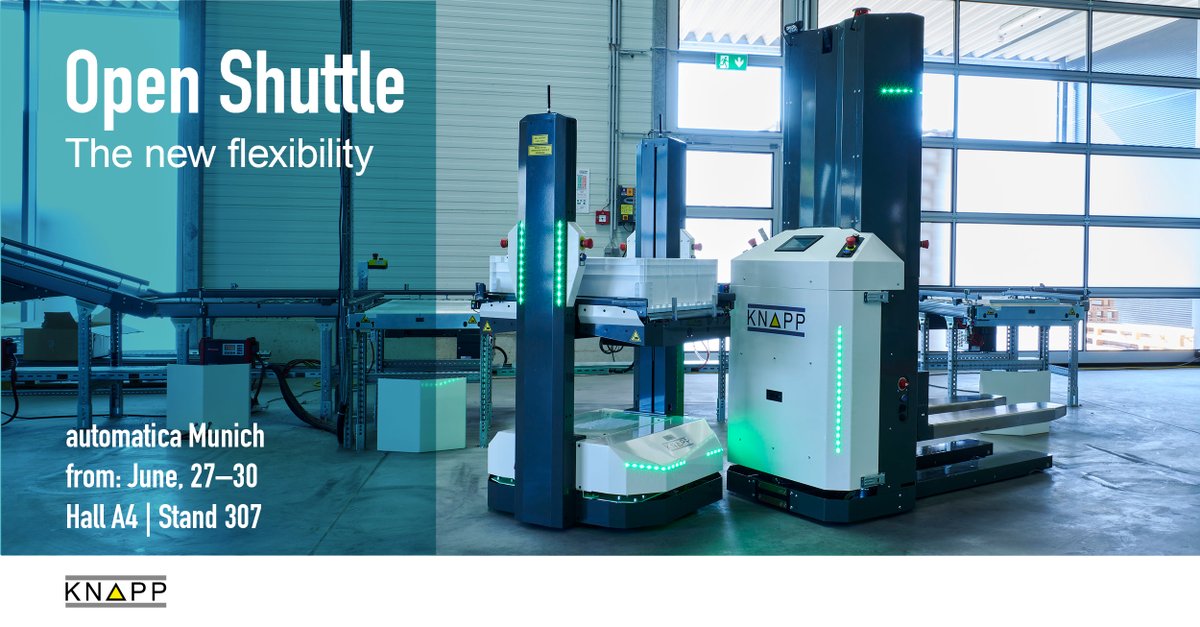 KNAPP_AG_de's tweet image. Intelligent automation for the future offers you scalability and flexibility. This is exactly what our #amr for container and pallet transport enable. Experience them live at @automaticafair and request your free ticket now: knapp.com/en/events/auto… #makingcomplexitysimple #agv