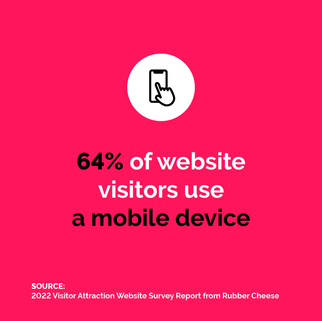 Did you know that 64% of attraction website visitors prefer using a mobile device? 😲

Learn more and get insights about visitor attraction websites by participating in the survey 👉 lnkd.in/eKJV7FHk

@rubbercheese 

#attractions #mobileapps #AttractionWebsiteReport