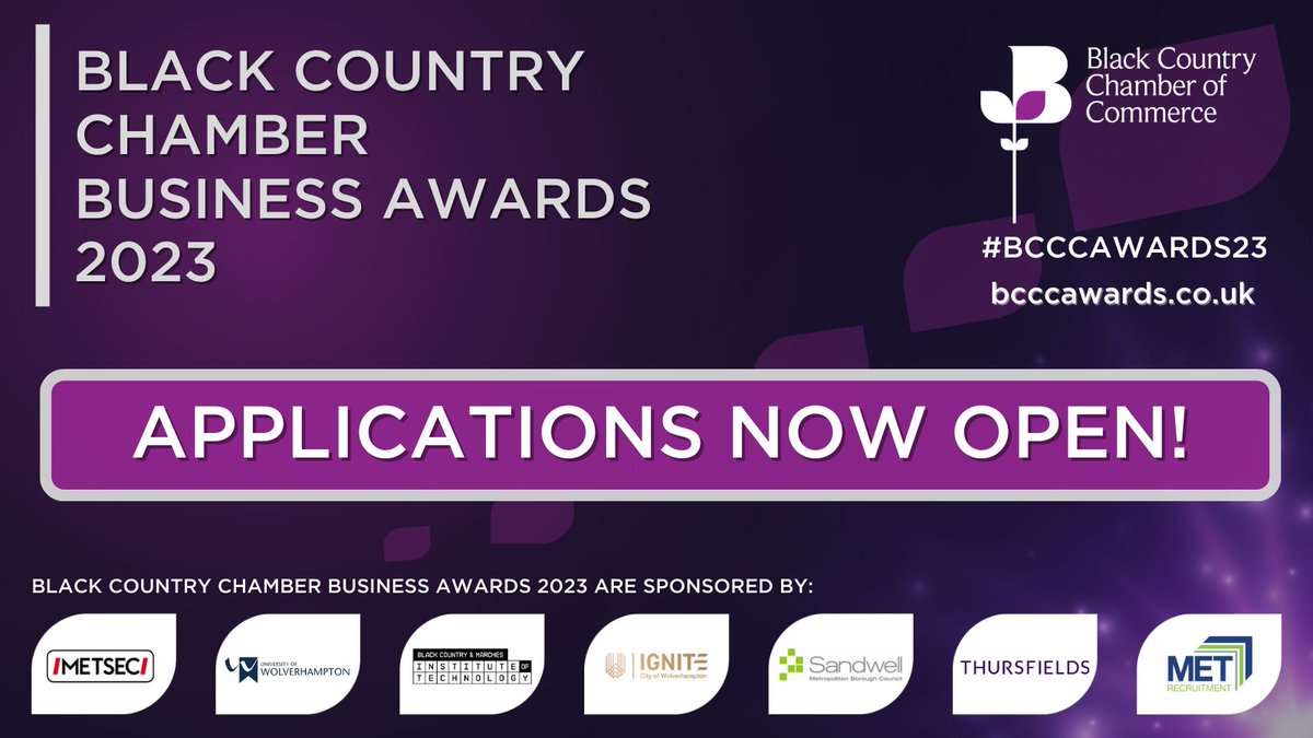 Applications for our #BCCCAwards23 are now open!

This year, we are celebrating the ‘talent, tenacity and transformation’ of local businesses, their people, and their leaders.

You can view this years awards categories and enter here ➡️ loom.ly/i5GjaSM