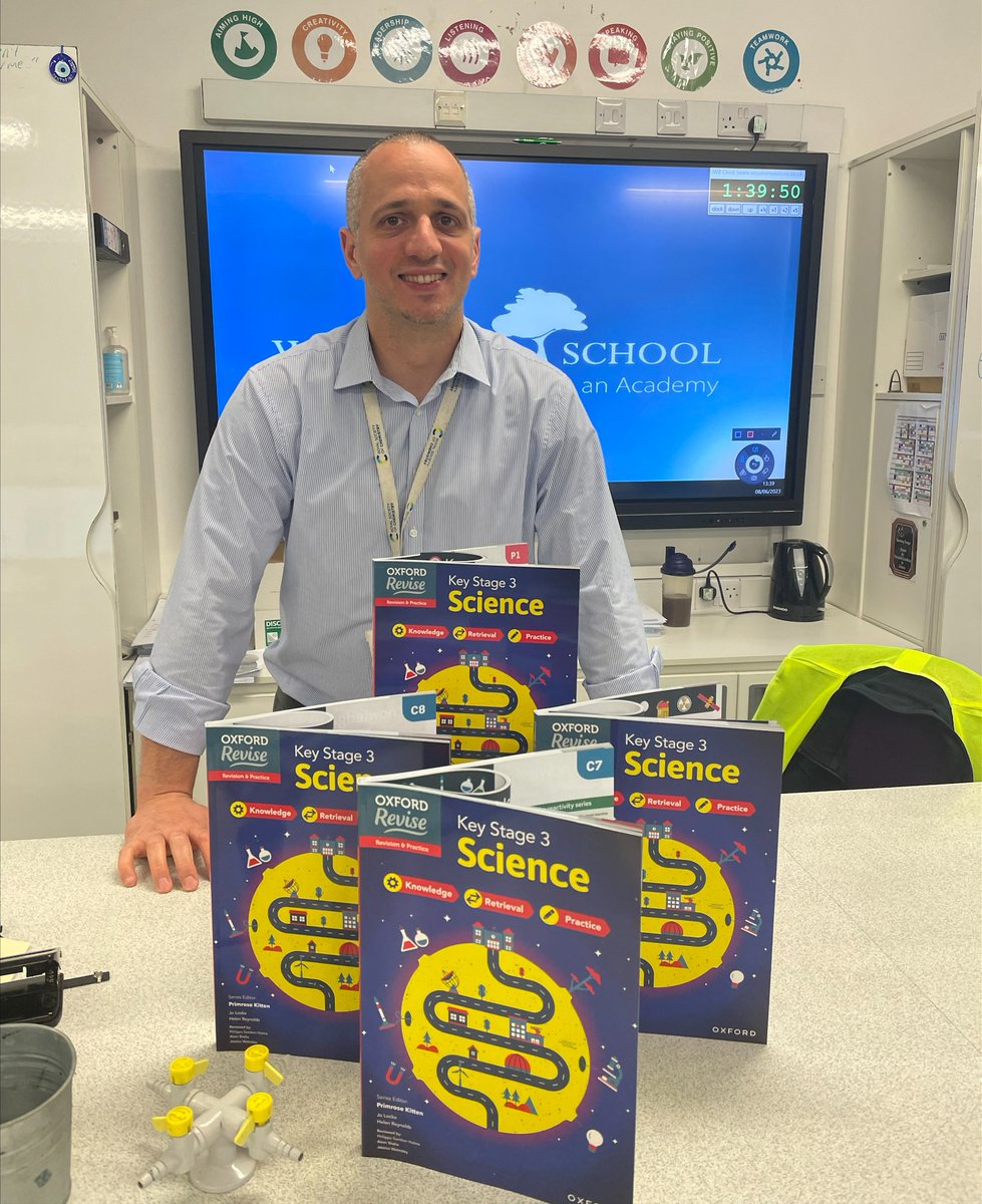 OUPSecondary's tweet image. Wonderful visit to @Whitefield_NW2 on Friday to deliver prizes to Tony Salveta, the lucky winner of our #OxfordRevise competition. Enjoy the #KS3Science revision guides Tony! 🧪🔬🧲

Thank you to everyone who entered and shared a revision tip with us. We loved reading them all!