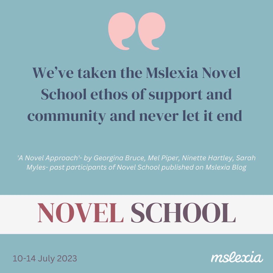 Mslexia's tweet photo. 'We each summoned our courage and took the plunge...We came away brimming with ideas and ready to tackle our own projects.'
Four writers from our first Novel School talk confidence and community in our latest blog โ๏ธ
https://t.co/VyknSFZib4 #awriting #writingcommunity https://t.co/aCkkL3P566