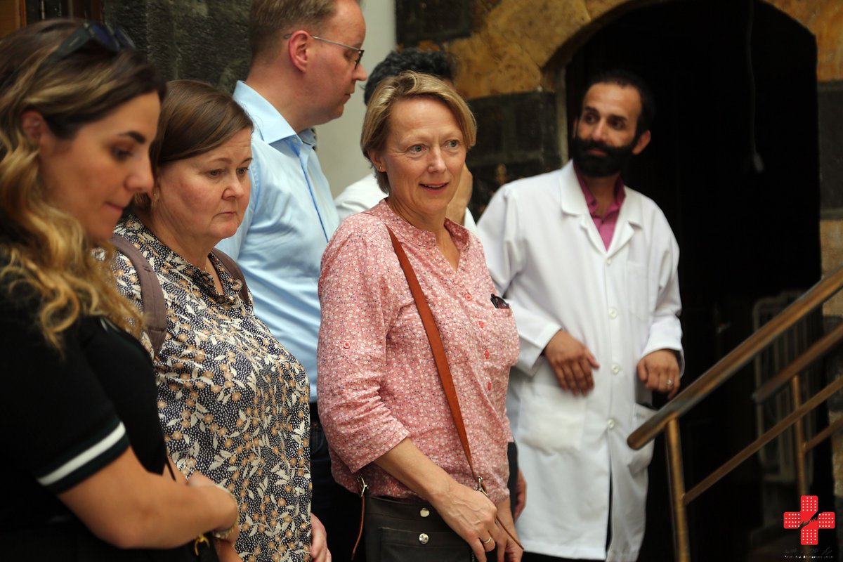 A delegation from <a href="/Ulkoministerio/">MFA Finland 🇫🇮</a> and @FinlandinBeirut visited w/ <a href="/UndpSyria/">UNDP Syria</a> a rehabilitation center where children with disabilities receive physiotherapy in Quneitra🇸🇾.

The needs are huge as 28 percent of the population have some form of disability.

<a href="/HAiraksinen/">Helena Airaksinen</a> <a href="/KaritaLaisi/">Karita Laisi</a>