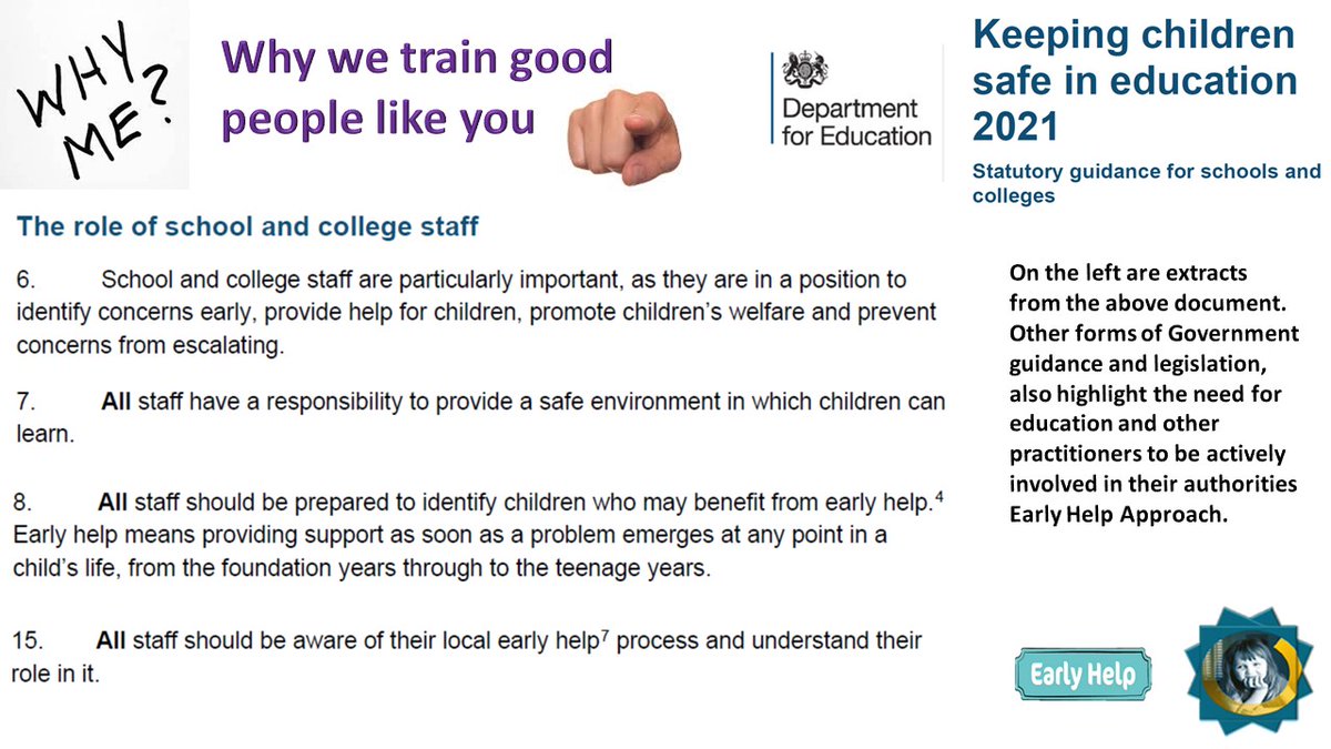 KCSIE is updated! And pour team will help schools meet the Early Help expectations. Just email jeff.burns@manchester.gov.uk