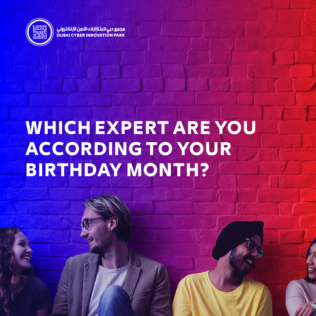 dcipark's tweet photo. Let’s have a bit of fun, shall we?
Ever wondered which ‘cybersecurity expert’ you are based on your birthday month?
Click on the picture to find out!
#DCIPark #CyberSecurity #InformationSecurity #CyberSecurityJobs #CyberSecurityTraining #Training #CISO #Dubai #UAE https://t.co/7441zKKqtE