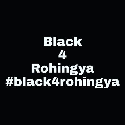 ro_rezowone's tweet photo. #Black4Rohingya 
#13June https://t.co/ocQ2qPwg5j