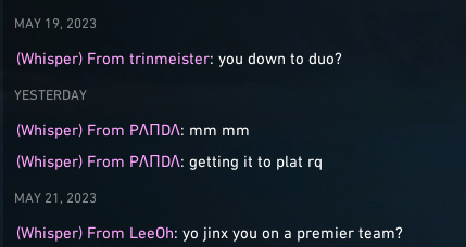 What is this Val bug, I don't get messages when I'm on, but I get them all together 1 months later?💀