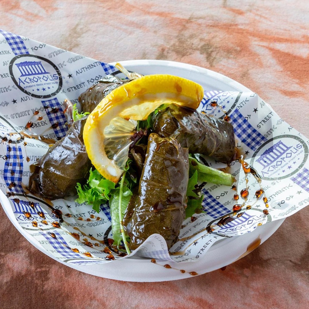 Healthy eating certainly doesn't have to be boring! 

Take Acroplis Street Food for example - best known for their platters and wraps, but did you know they also offer salad boxes, fresh Greek olives and Dolmadaki stuffed vine leaves? 🫒🥗🇬🇷