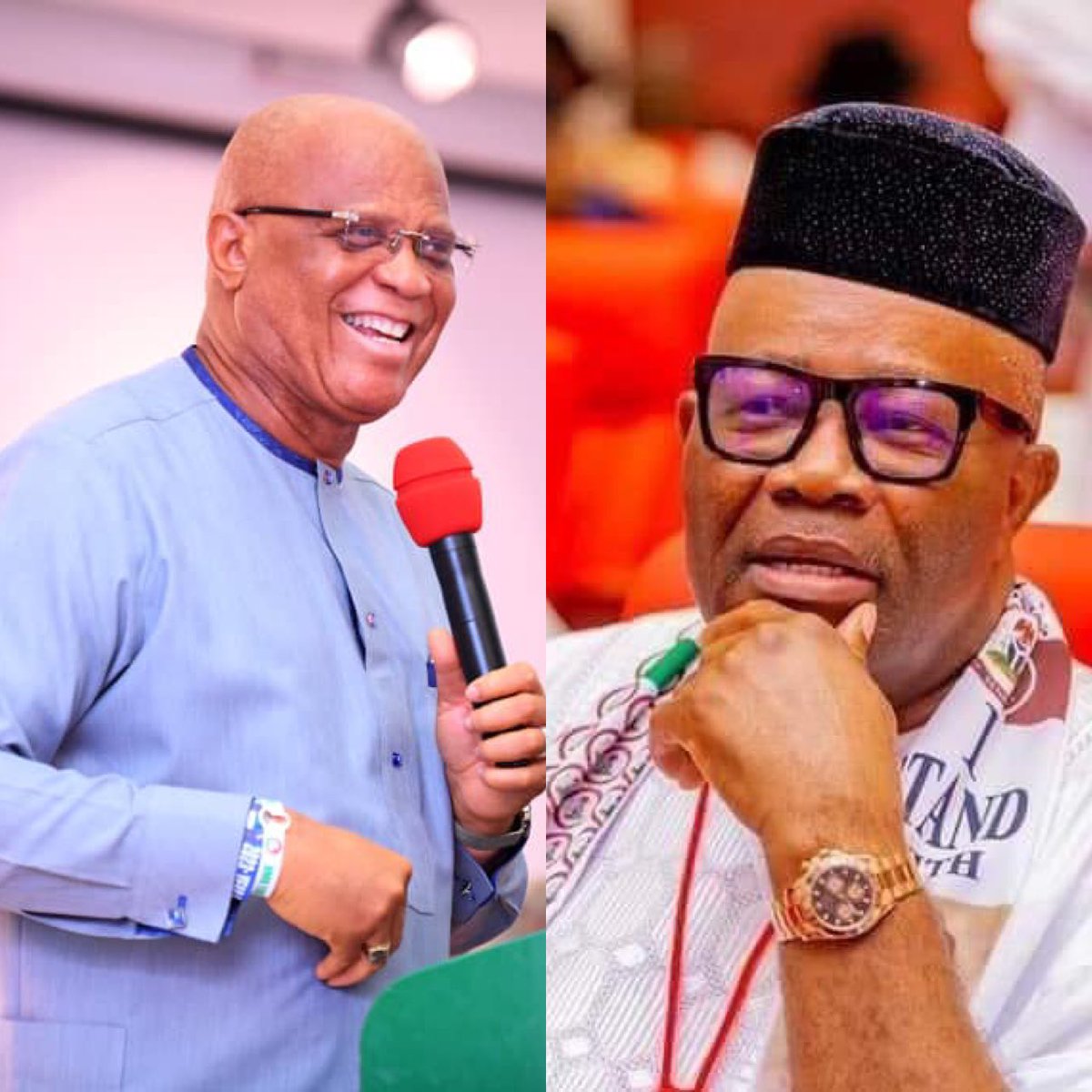 Governor Umo Eno Congratulates Newly Elected Senate President, Godswill Akpabio, CON.

…pledges to work together for the advancement of the State.

Akwa Ibom State Governor, Pastor Umo Eno, has congratulated Distinguished Senator Godswill Akpabio, CON, on his emergence as the