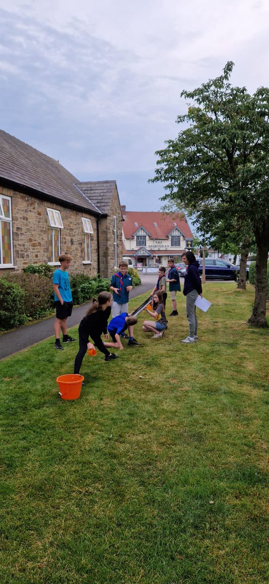 Some future plumbers in our Scout group we think! Great fun with plumbing problems last night.