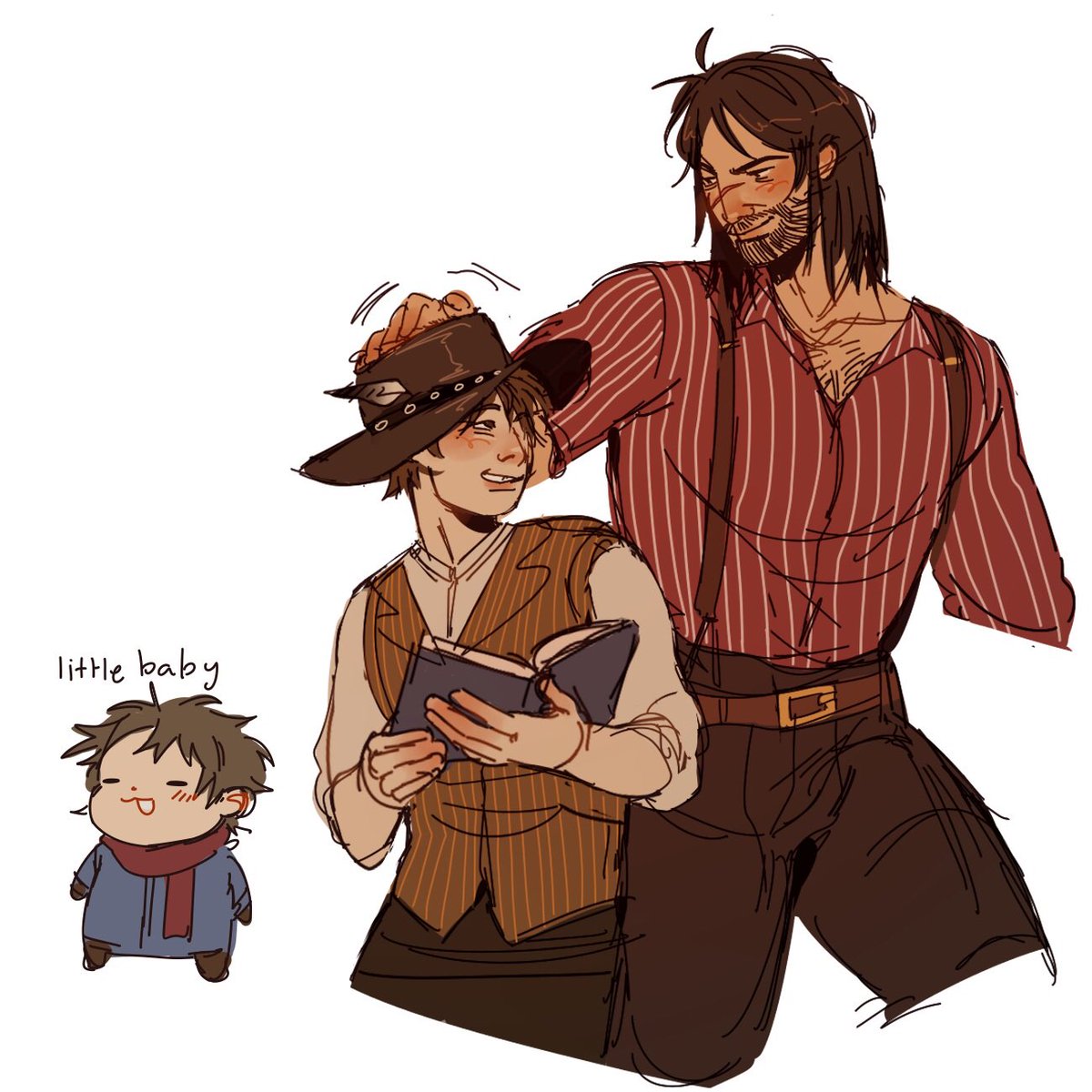 elesketchii's tweet photo. trapped in white bg hell anyway they make me so sad #RDR2 https://t.co/pMZquq02bu