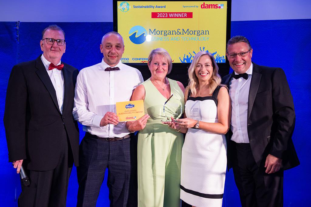 MorganOffice's tweet photo. We have done it again! This time, we have won the Sustainability Award in the largest group of independent business supplies resellers @NemoOfficeClub. Such and achievement to be recognised twice for our efforts towards the environment and more sustainable practices. #sustainable https://t.co/T7VeFvgrnb