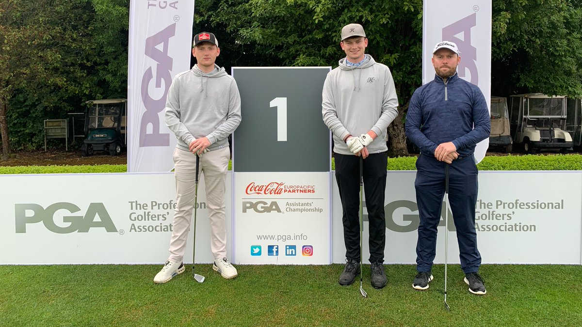 PGA_Ireland's tweet photo. Aodan Comerford @BalbrigganGC, Charlie Walsh @TheKClubGolf &amp; Gary Shaw @NaasGC taking part in the PGA Assistants Championship Qualifier @GcMeath https://t.co/FqJdw7HQ0T