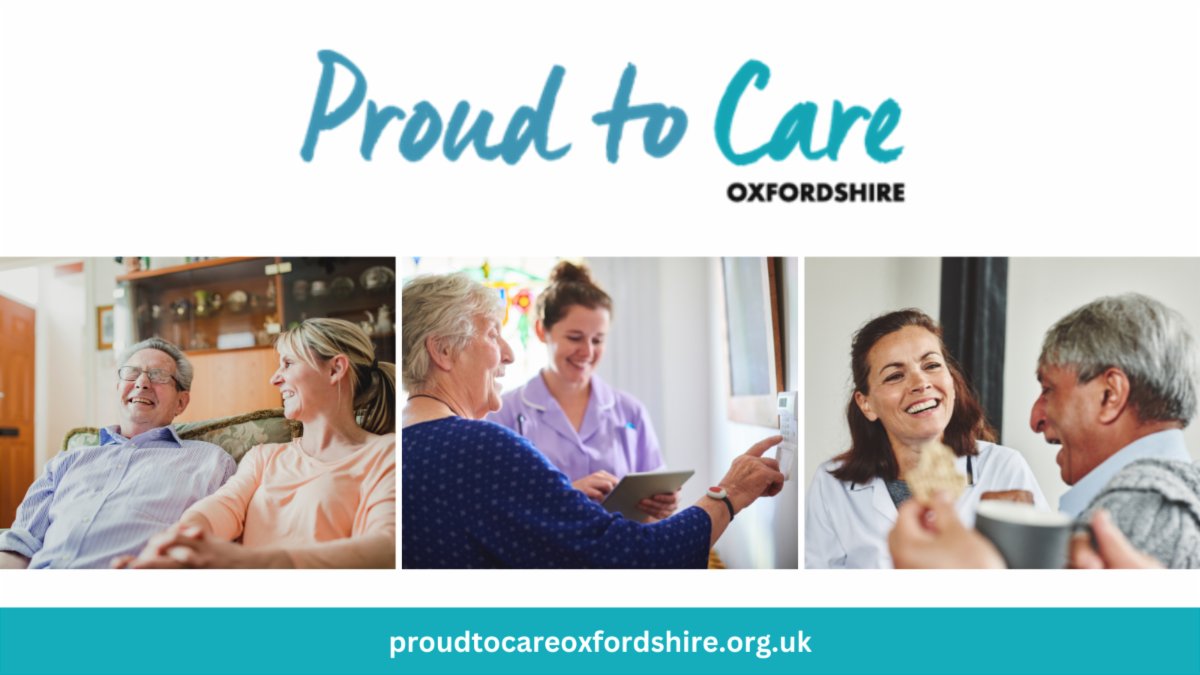Proud to Care Oxfordshire website launches new resources for job seekers and care provider employers. Click on the 'Find a Job' button today to explore what's different visit: proudtocareoxfordshire.org.uk

#ProudToCareOxfordshire #Oxfordshire #CareJobs #AdultSocialCare
