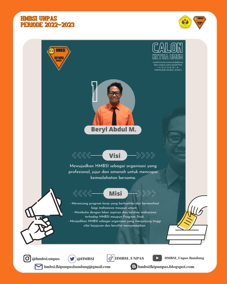 hmbsi_unpas's tweet photo. Waduhh ada apa ini rame rame 🤔🤔

Ternyata hari demi hari terus berlalu tak terasa kepengurusan HMBSI SETARA sudah di penghujung periode.

 Penasaran calon ketua umum HMBSI periode selanjutnya? Simak postingan ini yukk !!!! https://t.co/ZoziQ26gWA