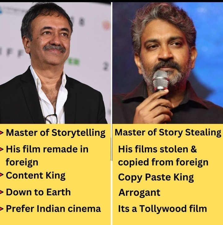 Not a hater of Rajamouli but RKH>>>>>
#Bollywood 
#Tollywood