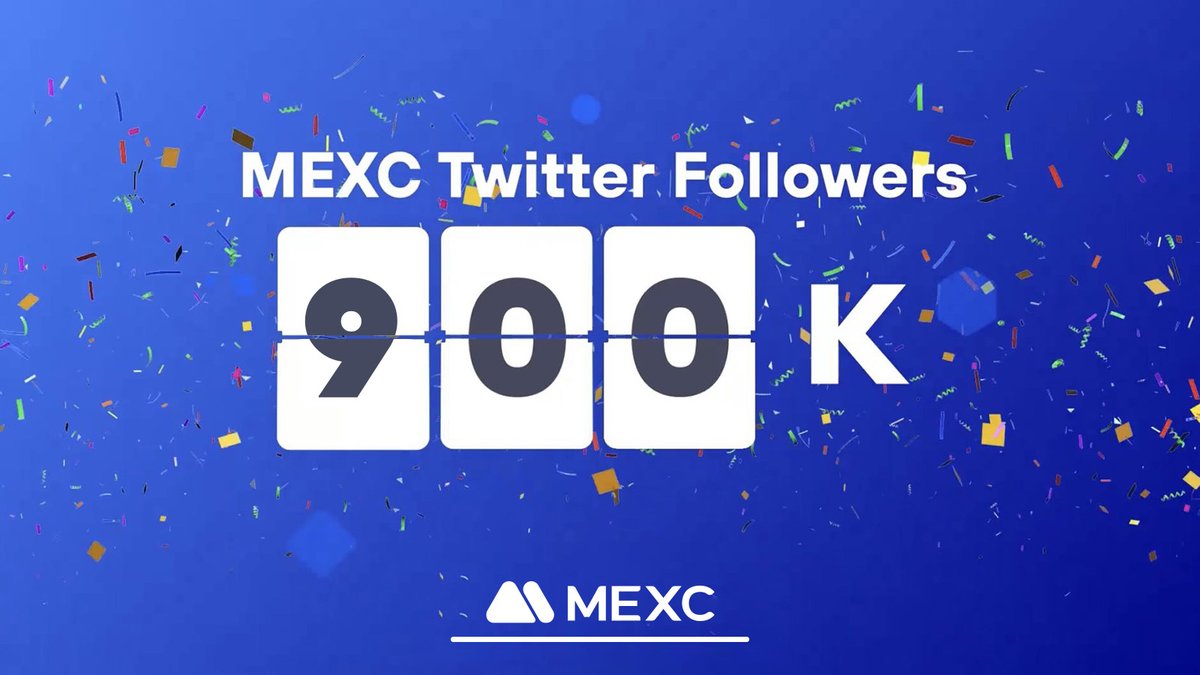 MEXC's tweet photo. Come on! Come on!
🎉Let's reach 900K on Twitter!

200 $MX Prize Pool to unlock!

To enter:
🔹LK and RT
🔹Tag 3 friends
🔹Complete the tasks: https://t.co/XBi8ck6gq6 https://t.co/DA1jCie4PT