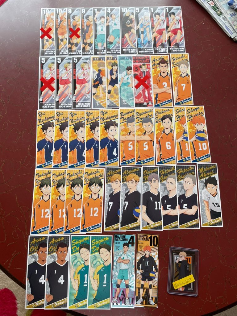 セリア Seria ハイキュー!! クリアカードコレクション2 19パック