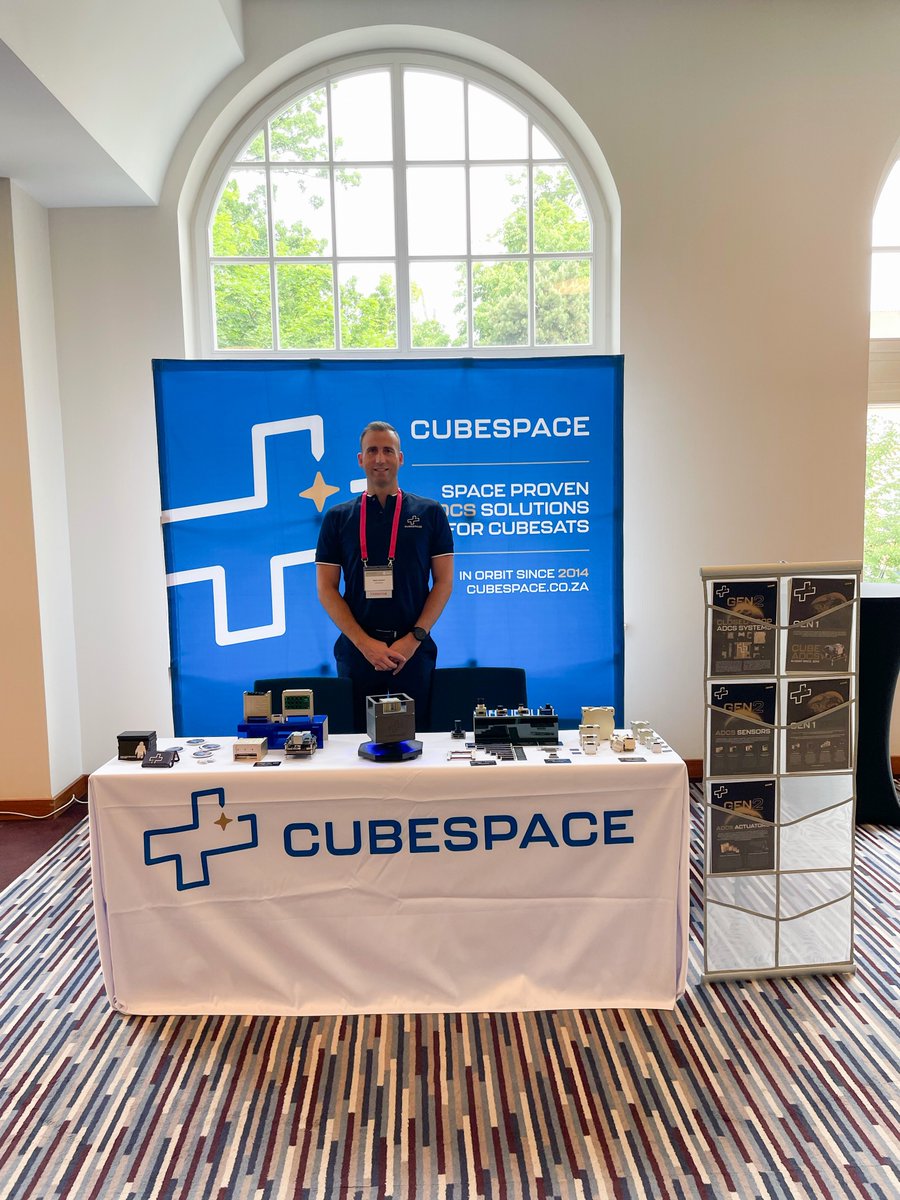 CubeSpace_ADCS's tweet image. It&apos;s exhibition day at the ESA GNC &amp;amp; ICATT Conference in Sopot, Poland! 📣

Meet us at booth 9 to view our next generation #ADCS solutions and components, and to learn how we can assist you with your next mission 🛰️
 
#ESA #CubeADCS #Cubesats #Poland
cubespace.co.za