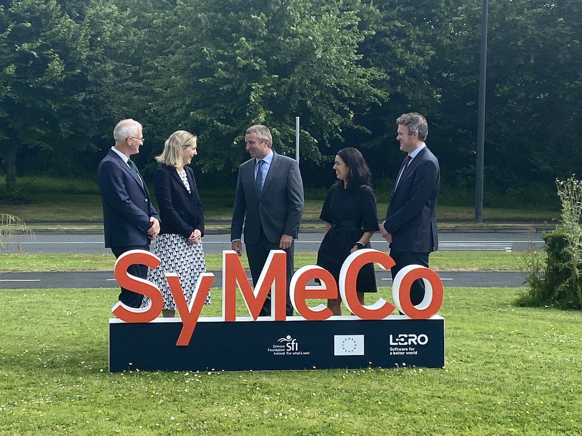 Great start to today’s <a href="/SyMeCoCOFUND/">SyMeCo Fellowships</a> postdoctoral fellowships launch at <a href="/LeroCentre/">Lero</a> <a href="/UL/">University Of Limerick</a> with <a href="/NiallCollinsTD/">Niall Collins</a> <a href="/UL_Research/">UL Research</a> &amp; @scienceirel.
