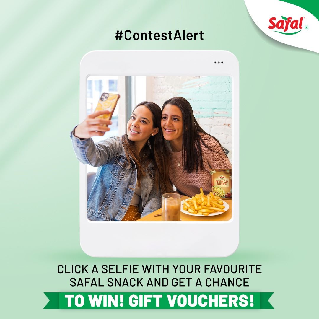 Safalproducts's tweet photo. Name 5 Safal snacks and get a chance to win gift vouchers! Tag your friends and let them know. Pssssst…don’t forget to follow us.

#Safal #SafalProducts #SnackTime #SafalFrozenSnacks #SafalSnacks #EveningSnacks #FrozenSnacks #SnackTimeFunTime #ConvenientCookingMadeEasier https://t.co/LwAaYutgJm