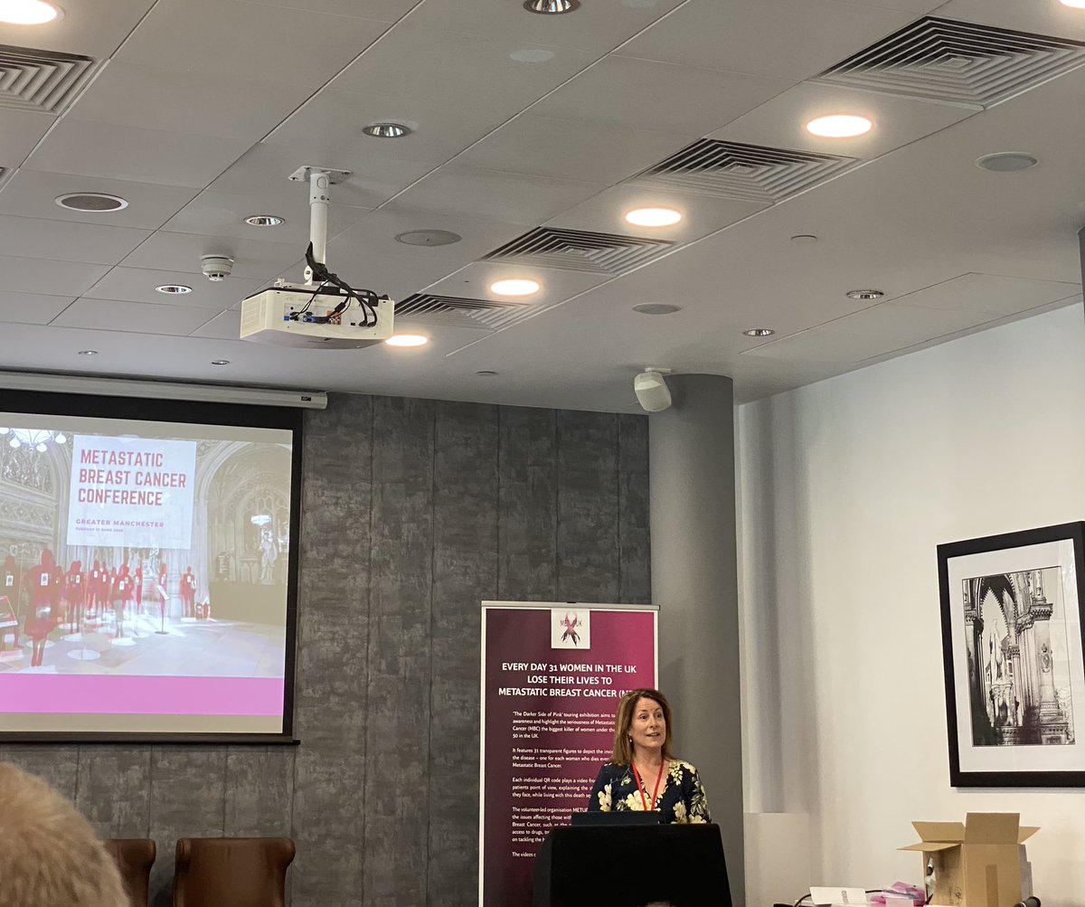 Our host for today: @orourkeclaire1 Managing Director, GM Cancer Alliance. @METUPUKorg’s first ever patient-led UK Metastatic Breast Cancer Alliance. #MBCManc