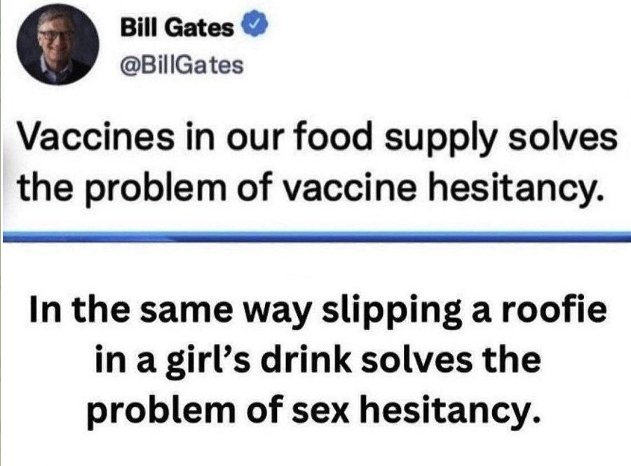 He’s growing it right into the food. It’s getting harder and harder to get real food. See my pinned tweet on how it’s done! #BillGates #Vaccine #LivingHealthy