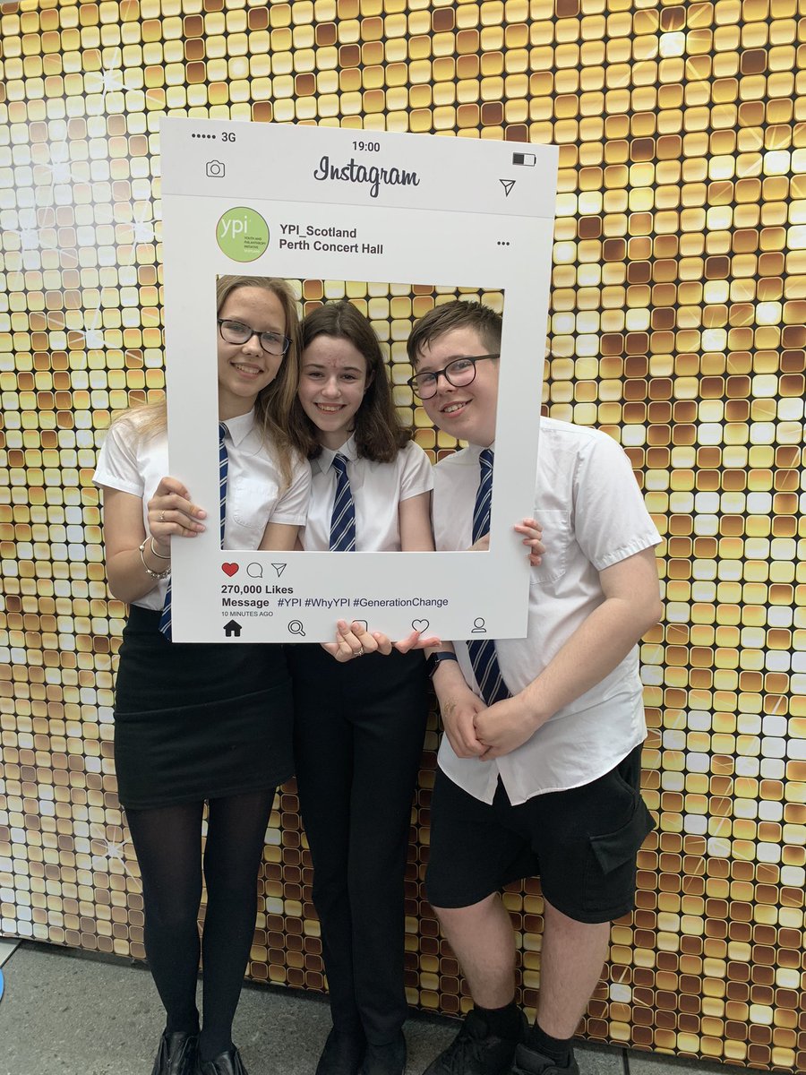 perthacademy's tweet image. We’ve brought our winning team to the @ypi_scotland National Event.  Well done to Rachel, Lewis and Nadia who won £3000 for @TraumaTogether #TeamPA #photoboothfun