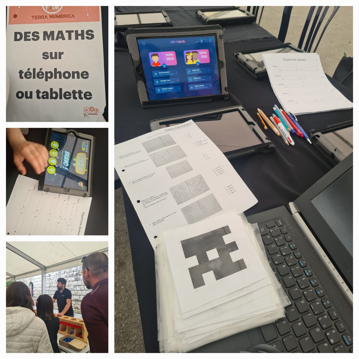 ClarisseFiol's tweet image. Des maths en plein air avec @Terra_Numerica @DorianMazauric @BTrousse06 et les Petits débrouillards, et les élèves du clg Jean Salines Roquebillière @ClgLaVesubieRoq! Bravo à tous, et à Mme Franco, prof de maths, membre du GND en mathématiques ! @AcademieNice @MathsAcNice