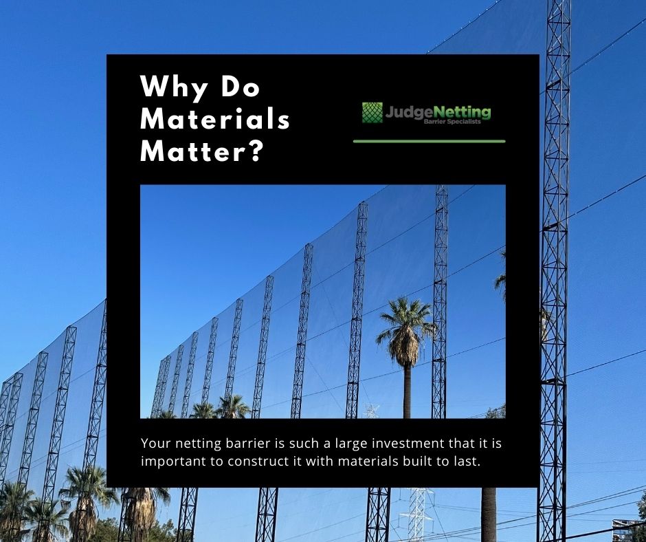 JudgeNetting1's tweet photo. Tips Tuesday

Your netting barrier is such a large investment that it is important to construct it with materials built to last. 

#JudgeNetting #golfnetting #sportsnetting #nettingsolution #barrierspecialists #nettingexperts #maintenancenet #golfnettinginstallations https://t.co/rTXNa9E3P3