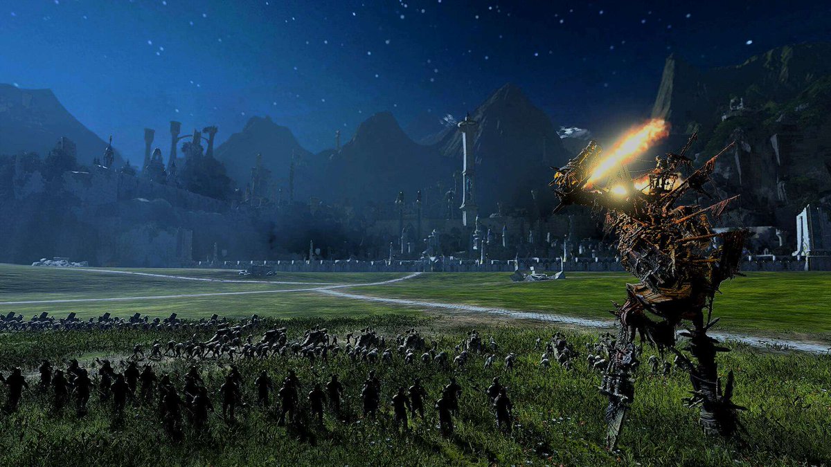 totalwar's tweet photo. From the mesmerising beauty of mountain sunsets and the haunting intensity of nocturnal battles, check out these stunning screenshots from @Roey_101 which reveal the contrasting wonders of light and darkness 🌓 

Steam | Roey 101 https://t.co/BZd0pyn1J5