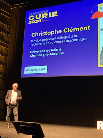 Les sujets de recherche non politiquement corrects et leurs voies de valorisation/innovation : ravi d'avoir présenté la position du chercheur au congrès CURIE 2023. <a href="/universitereims/">Université de Reims Champagne-Ardenne</a> <a href="/GrandReims/">Grand Reims</a> <a href="/regiongrandest/">Région Grand Est</a>