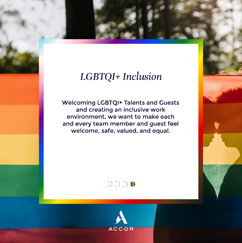 Accor's tweet photo. Today marks the launch of Accor's Diversity, Equity and Inclusion Week 👏✨Our teams will showcase what it means to be a truly diverse, equitable and inclusive workplace. 🌍
Learn more about our commitments👇
#DiversityandInclusion #BeALLYouAre
