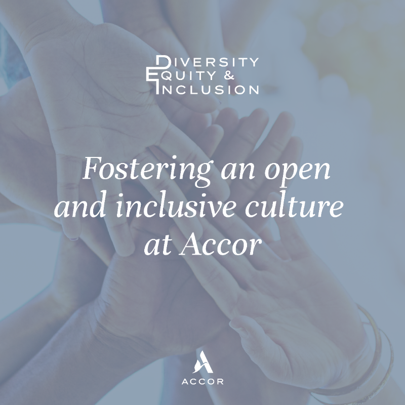 Accor's tweet photo. Today marks the launch of Accor's Diversity, Equity and Inclusion Week 👏✨Our teams will showcase what it means to be a truly diverse, equitable and inclusive workplace. 🌍
Learn more about our commitments👇
#DiversityandInclusion #BeALLYouAre