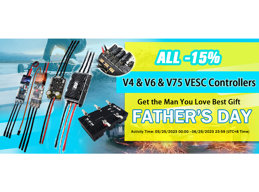 MaytechHobby's tweet photo. Celebrate Father's Day, get your dad/ husband/ yourself best gift !
All 15% OFF until 25, June.
#fathersday #maytech #efoil #eskate #skateboard #robots #brushlessmotor #speedcontroller #remotecontroller #foilassist https://t.co/PE5Wn1y8Ob