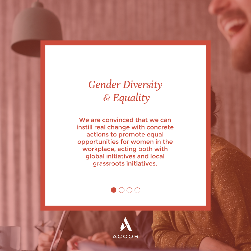 Accor's tweet photo. Today marks the launch of Accor's Diversity, Equity and Inclusion Week 👏✨Our teams will showcase what it means to be a truly diverse, equitable and inclusive workplace. 🌍
Learn more about our commitments👇
#DiversityandInclusion #BeALLYouAre