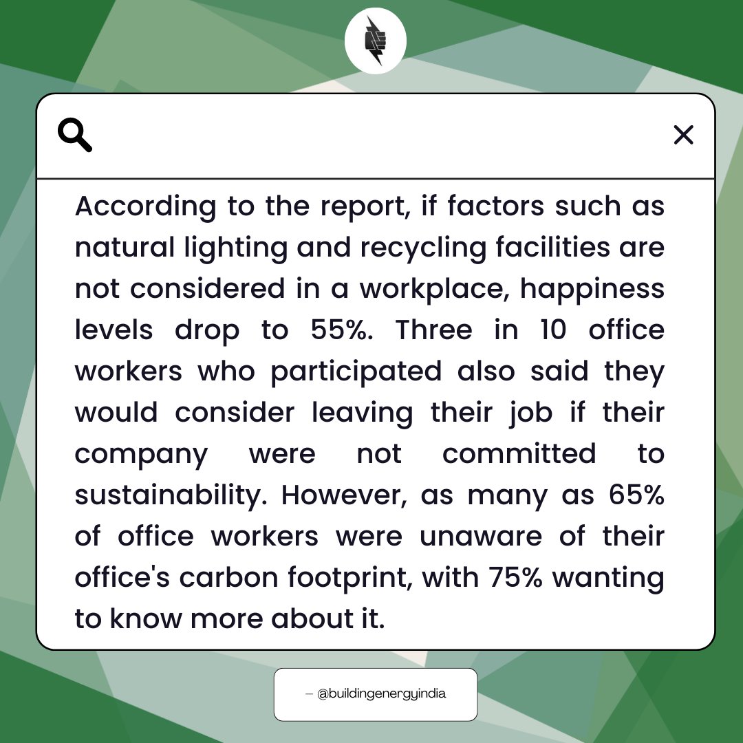 buildingenergyi's tweet photo. NEWS: Sustainability Becomes Non-Negotiable for Workers! 📝🔄💪

🌱 Growing Demand: Workers Insist on Greener Spaces 🌳
🌍 Shifting Priorities: Sustainability Tops the List 🔝

Join the Movement towards a Sustainable Future! #Workplace #SustainableFuture #Wellbeing https://t.co/zdf7jF7CaX