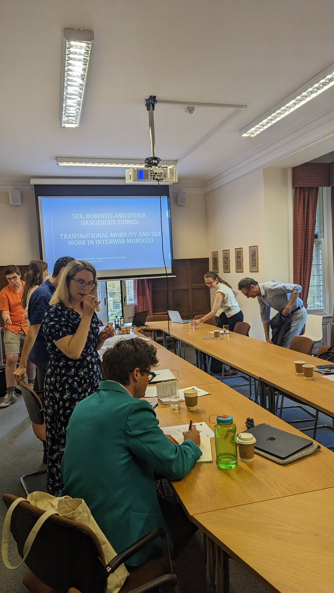 Daniel Amir (@daniel_amir1) on Twitter photo Our conference 'The Interwar Middle East: Between the Transnational and the Marginal' is happening all day <a href="/oxfordMec/">OxfordUniversityMEC</a>.
It's been co-organised by <a href="/eirkvi/">Eirik Kvindesland</a>, James Sunderland and me. I'll do my best to update throughout the day. Our conference 'The Interwar Middle East: Between the Transnational and the Marginal' is happening all day <a href="/oxfordMec/">OxfordUniversityMEC</a>.
It's been co-organised by <a href="/eirkvi/">Eirik Kvindesland</a>, James Sunderland and me. I'll do my best to update throughout the day.